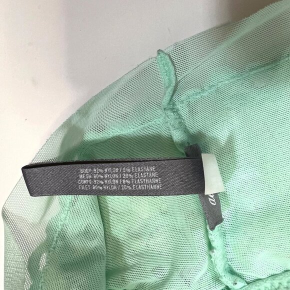 Aerie Lace Mint Green Adjustable Bralette XL Summer Coquette Girly Layer - Picture 3 of 6